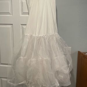 A-line wedding dress slip